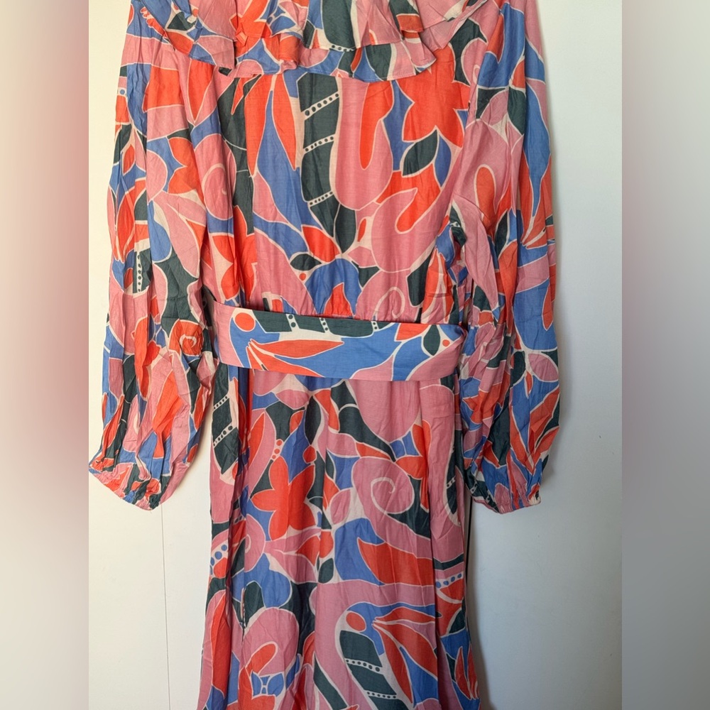 Tiered Maxi Dress/ Multicolored/22 Plus Size/Nwot - image 6